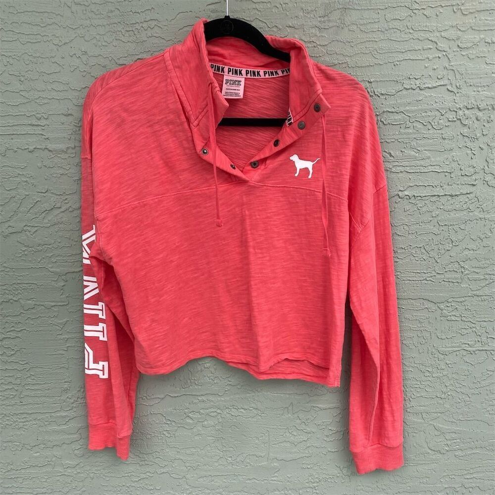 Victoria's Secret PINK Women's XS Varsity Crew Pullover Sweatshirt